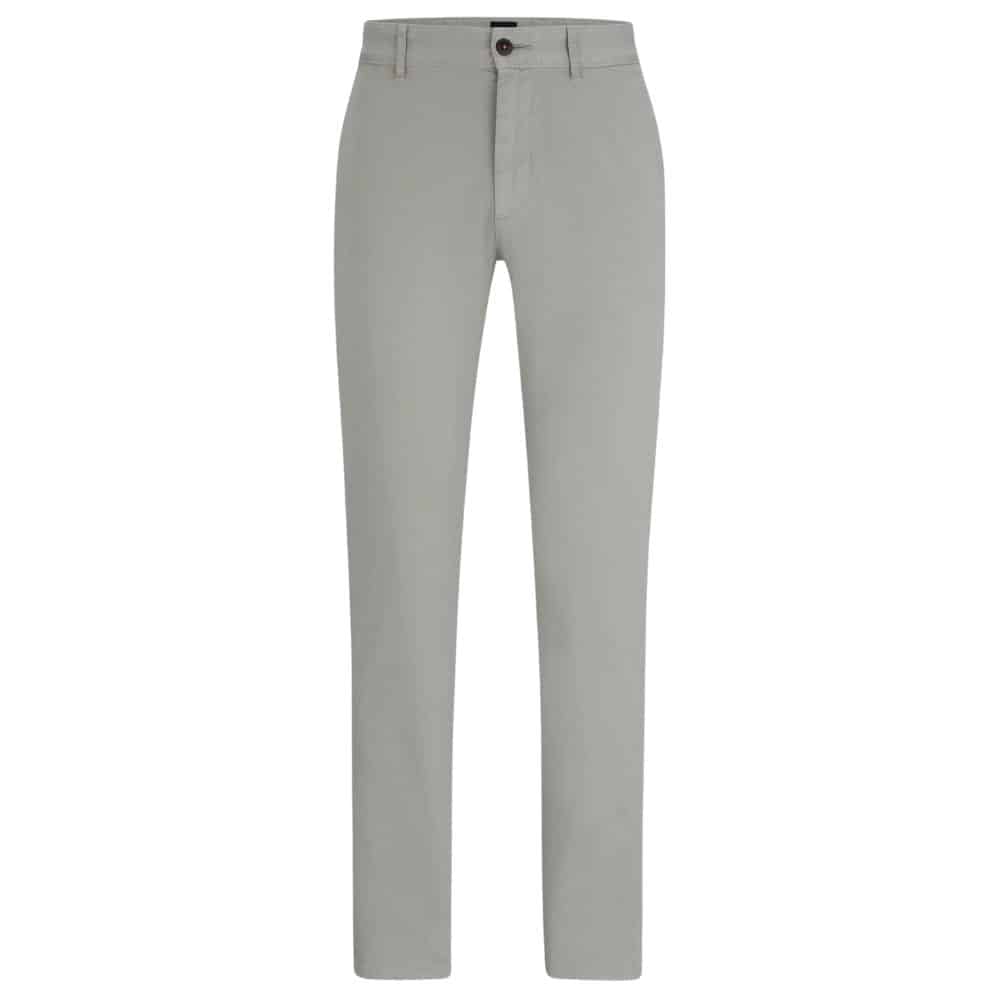 BOSS Grey Chinos front