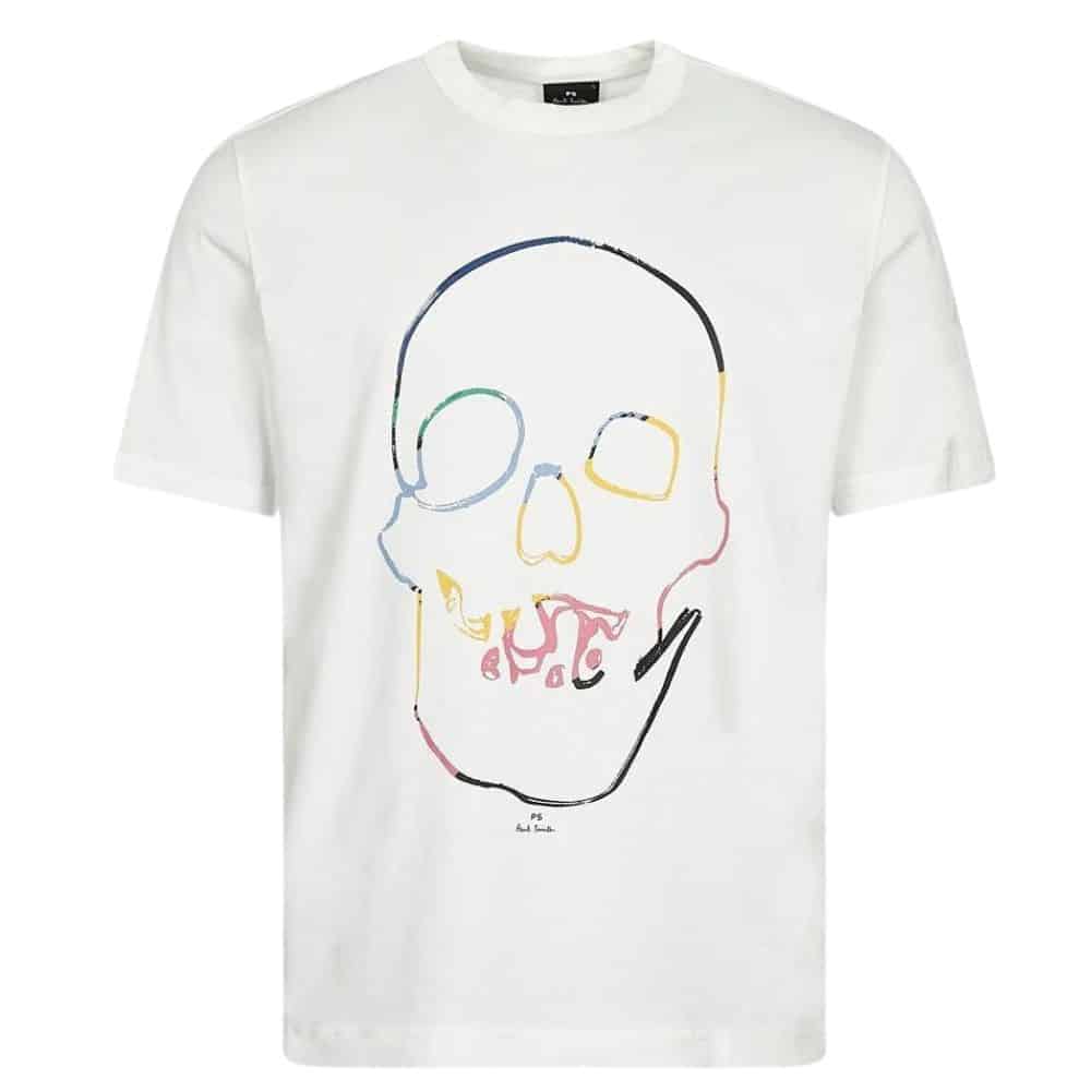 Paul Smith Off WHite Skull Print