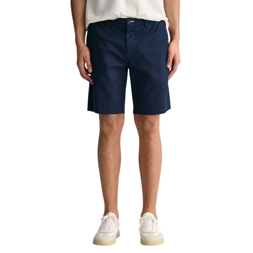 GANT Regular Fit Navy Chino Shorts 1