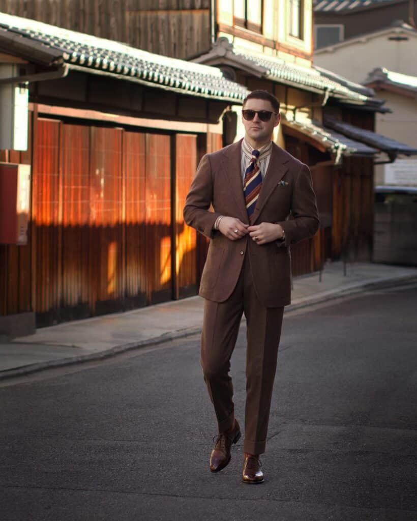 Sando menswear influencer Japan