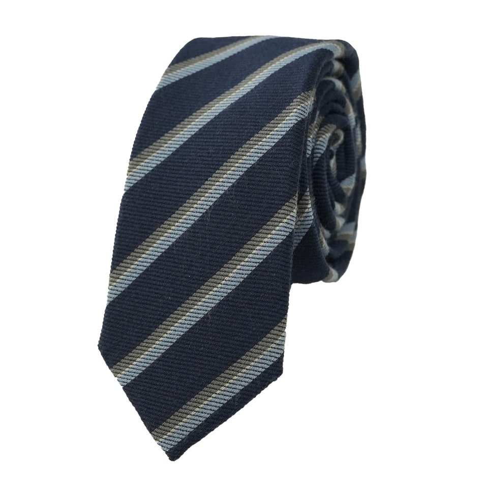 striped navy tie 2