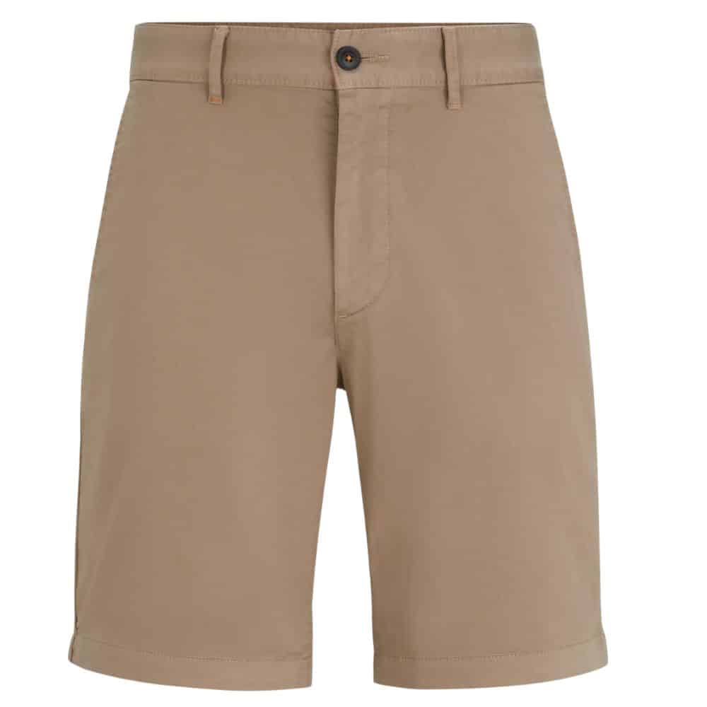 BOSS Beige Shorts 2024 front