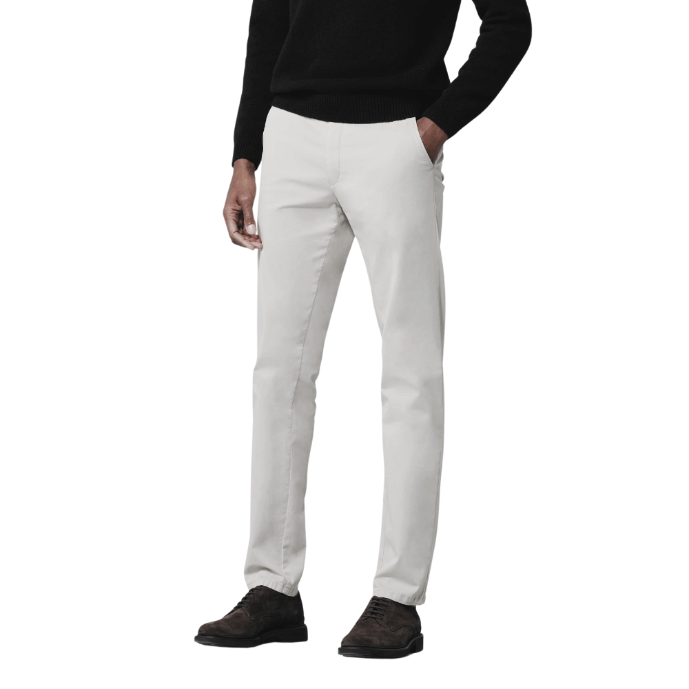 Meyer Bonn Cotton Light Grey Chinos 4