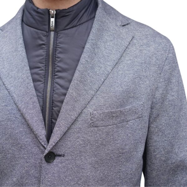 EDUARD DRESSLER Grey Jacket Navy Insert 4