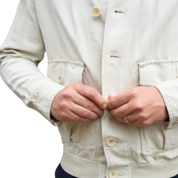 Eduard Dressler Linen Beige Jacket 5