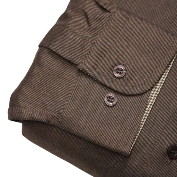 MIRTO Cotton Brown Shirt 2