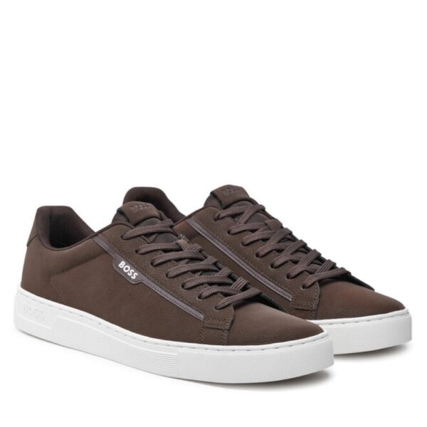 BOSS Rhys Trainers in Dark Brown 2