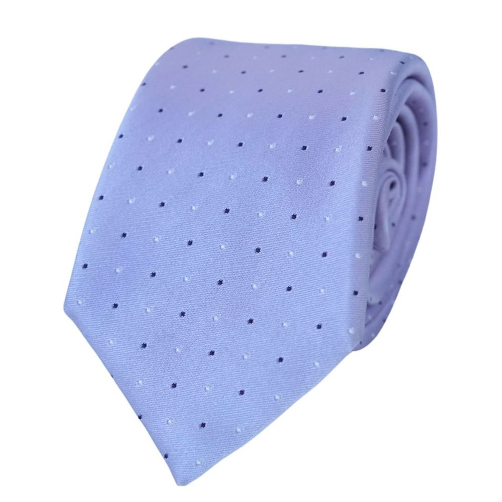 CANALI Lavender Polka Dot Tie