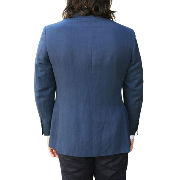 Canali Blue Smart Jacket back