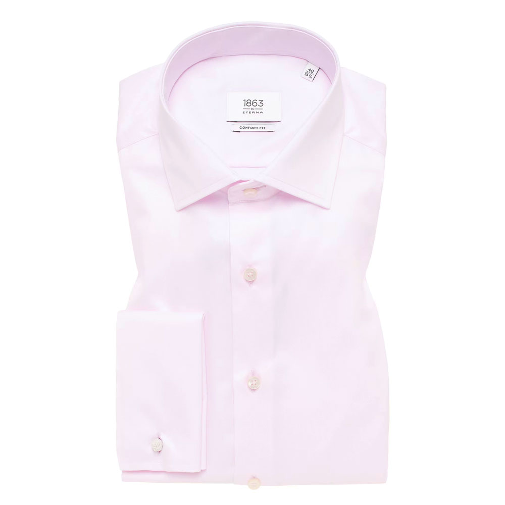 Eterna Light Pink Shirt with French Cuff