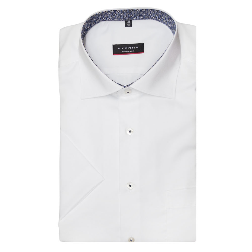 Eterna white short sleeve shirt