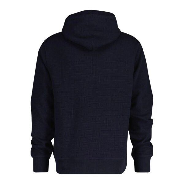 Gant Navy Waffle Hoodie 2