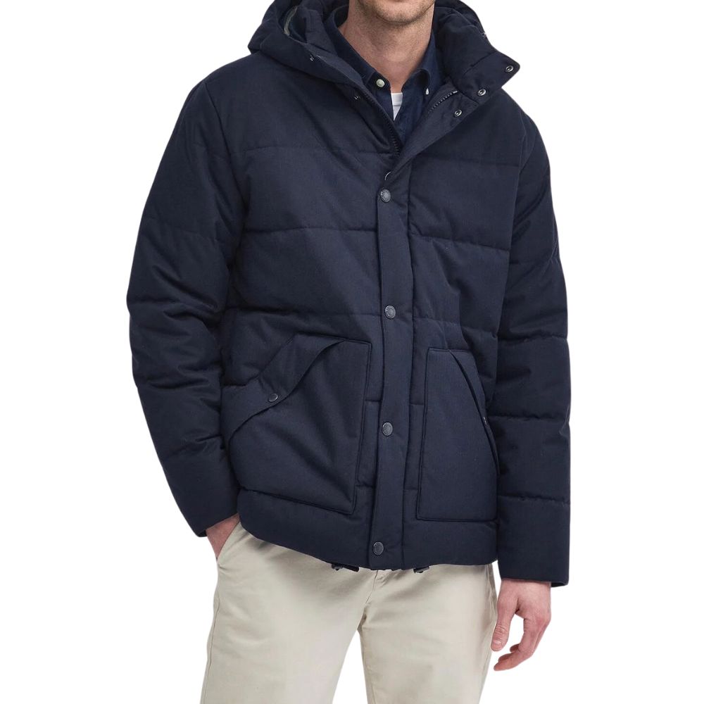 Barbour Brampton Puffer Jacket Navy 1