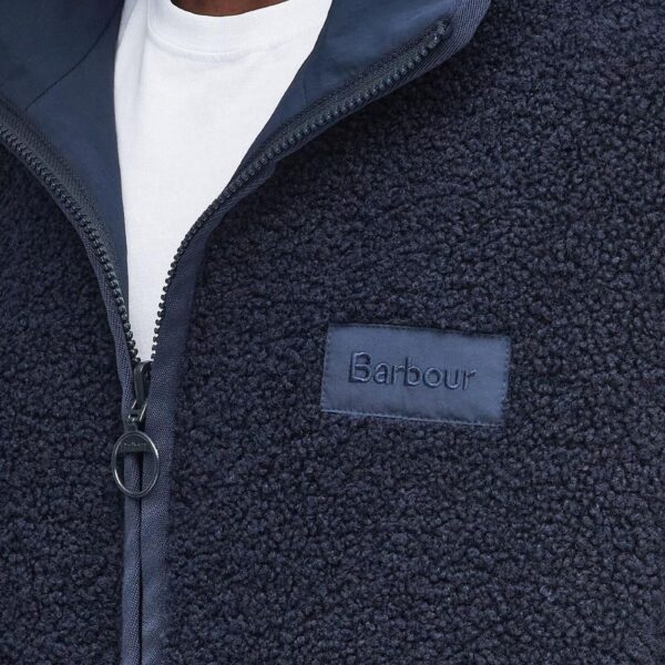 Barbour Reverse Fleece In Navy 3