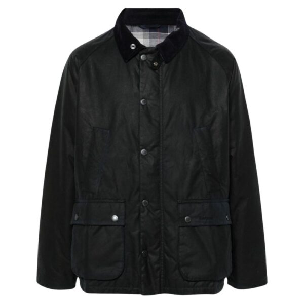 Barbour Waxed Navy Jacket